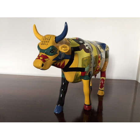 Колекційна статуетка Cow Parade корова Picowso's Moosicians, Size L, фото 6