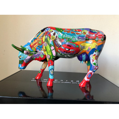 Колекційна статуетка Cow Parade корова Brenner Mooters, Size L, фото 6