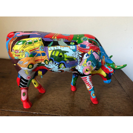 Колекційна статуетка Cow Parade корова Brenner Mooters, Size L, фото 7