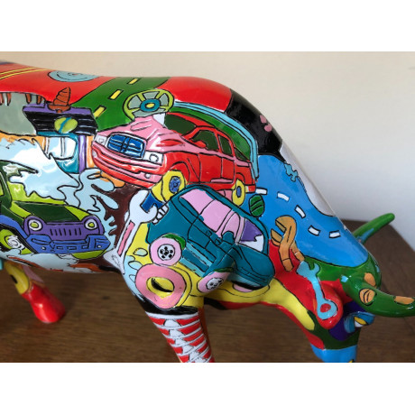 Колекційна статуетка Cow Parade корова Brenner Mooters, Size L, фото 10