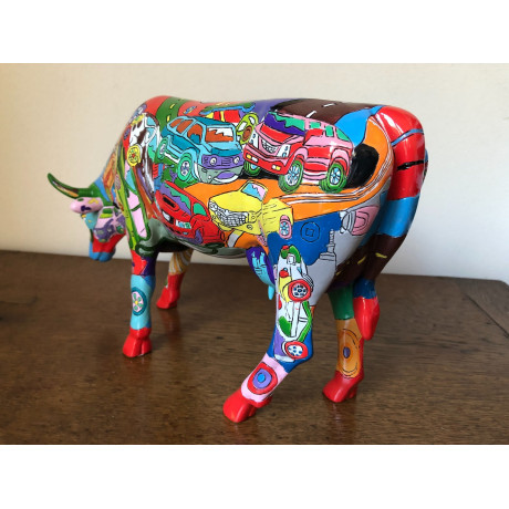 Колекційна статуетка Cow Parade корова Brenner Mooters, Size L, фото 14