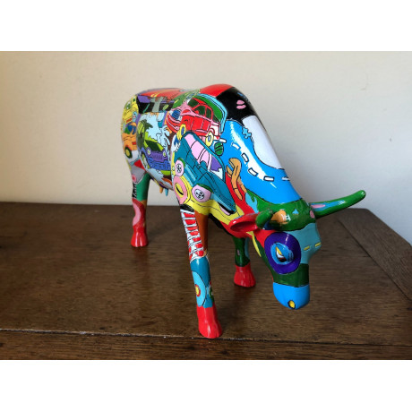 Колекційна статуетка Cow Parade корова Brenner Mooters, Size L, фото 15
