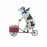 Колекційна статуетка Cow Parade корова Lait Triporteur, Size XL