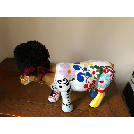 Колекційна статуетка Cow Parade корова Wooodstock, Size L, фото 4