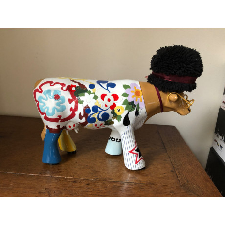 Колекційна статуетка Cow Parade корова Wooodstock, Size L, фото 5