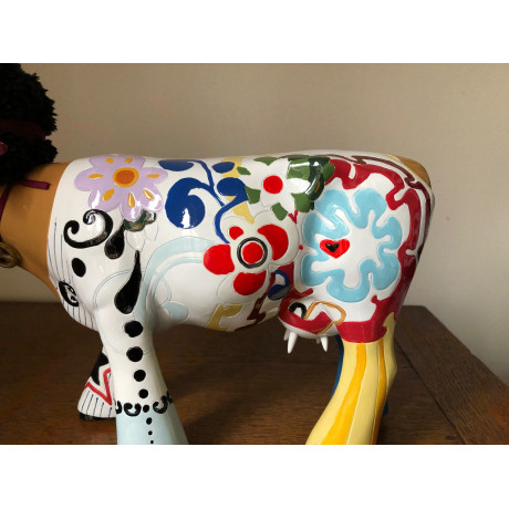 Колекційна статуетка Cow Parade корова Wooodstock, Size L, фото 8