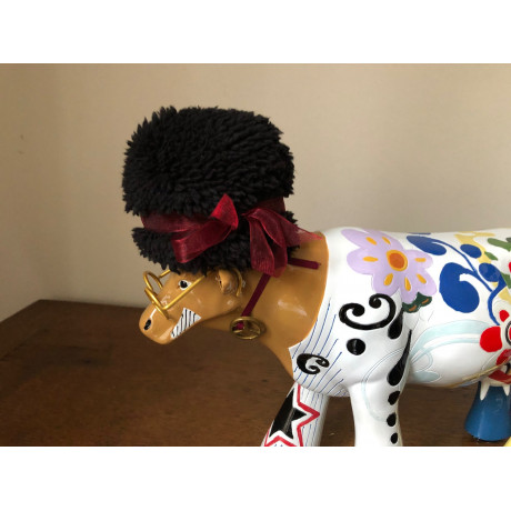 Колекційна статуетка Cow Parade корова Wooodstock, Size L, фото 11