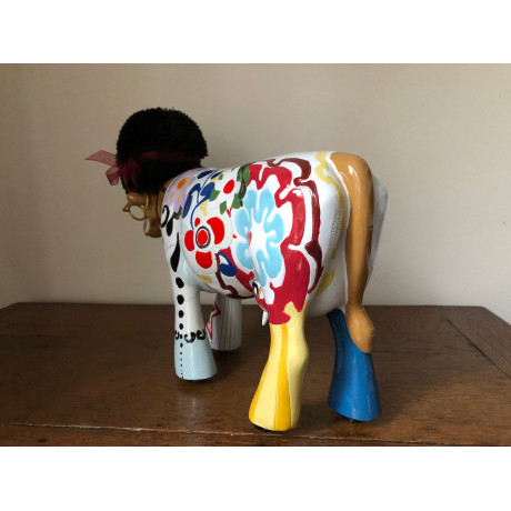Колекційна статуетка Cow Parade корова Wooodstock, Size L, фото 12