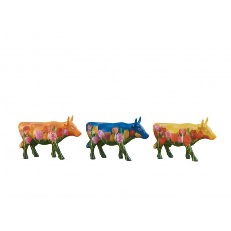 Набор коллекционных статуэток Cow Parade Art Pack tulips, 10 х 6 см, фото 3