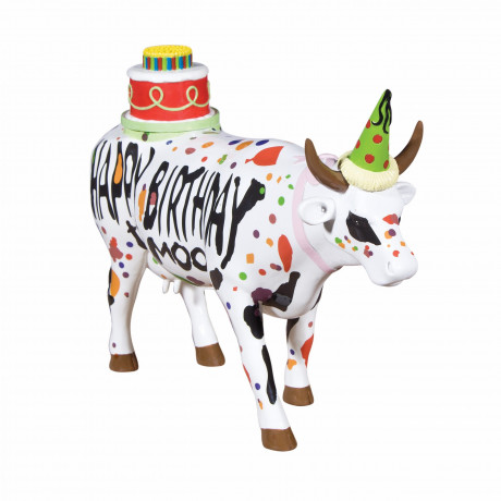 Колекційна статуетка Cow Parade корова Happy Birthday, Size L, фото 2
