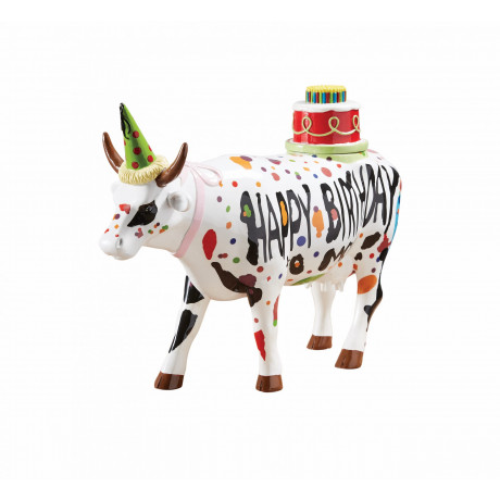 Колекційна статуетка Cow Parade корова Happy Birthday, Size L, фото 3
