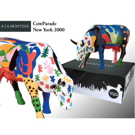 Коллекционная статуэтка Cow Parade корова A La Mootisse 30х9х20 см, Size L, фото 4