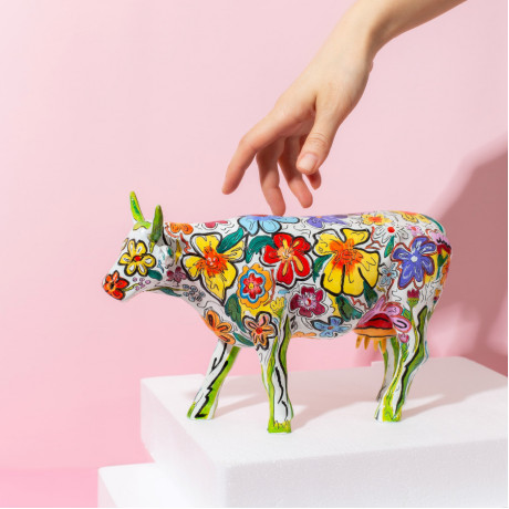 Коллекционная статуэтка Cow Parade корова Vaca Flora, Size L, фото 6