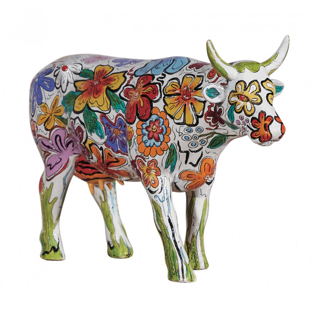 Коллекционная статуэтка Cow Parade корова Vaca Flora, Size L, фото 1