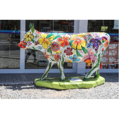 Коллекционная статуэтка Cow Parade корова Vaca Flora, Size L, фото 4