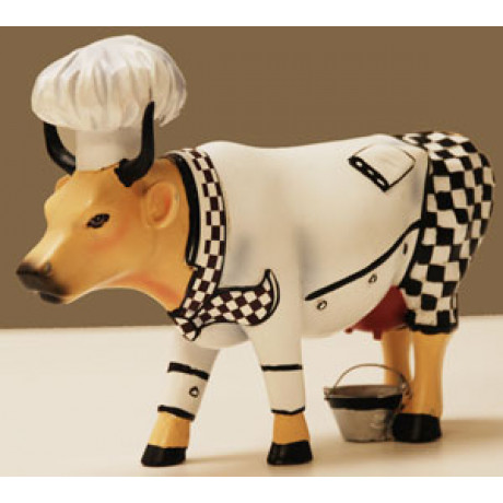 Коллекционная статуэтка Cow Parade корова Chef Cow, Size M, фото 5