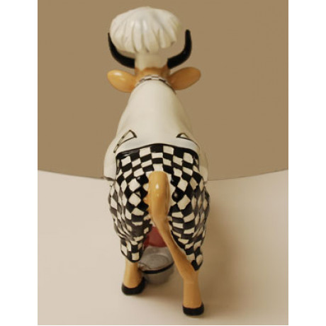 Коллекционная статуэтка Cow Parade корова Chef Cow, Size M, фото 7