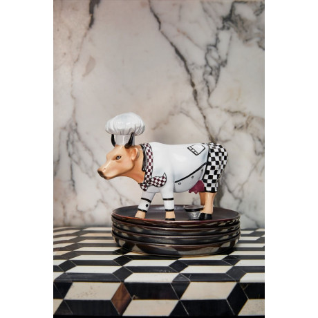 Коллекционная статуэтка Cow Parade корова Chef Cow, Size M, фото 9