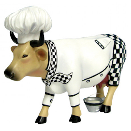 Коллекционная статуэтка Cow Parade корова Chef Cow, Size M, фото 2