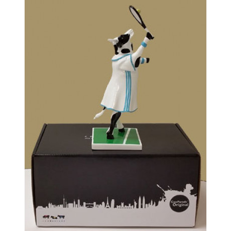 Коллекционная статуэтка Cow Parade корова Tennis Cow, Size M, фото 10