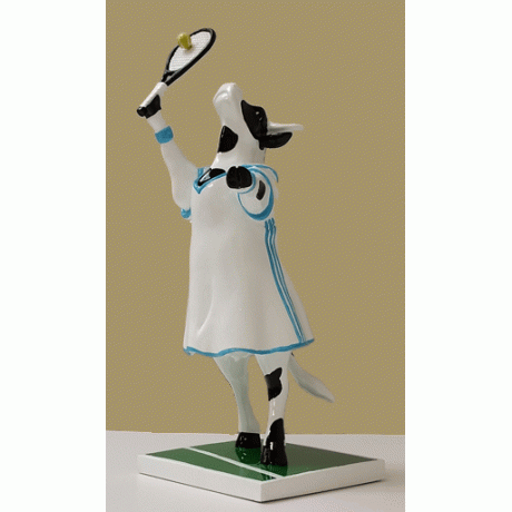 Коллекционная статуэтка Cow Parade корова Tennis Cow, Size M, фото 9