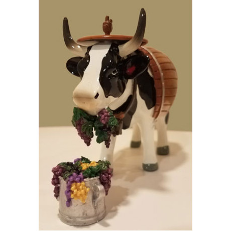 Коллекционная статуэтка Cow Parade корова Clarabelle the Wine Cow, Size М, фото 5