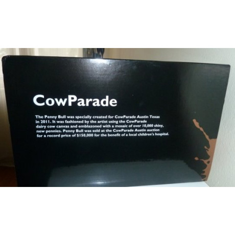 Колекційна статуетка Cow Parade корова Penny Bull, Size XL, фото 10