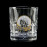 Набор для виски "Казаки" Boss Crystal,  6 бокалов, золото, серебро, хрусталь