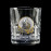 Набор для виски "Казаки" Boss Crystal, графин, 4 бокала, золото, серебро, хрусталь