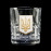 Набор для виски "Тризуб" Boss Crystal, 6 бокалов, серебро, золото, хрусталь