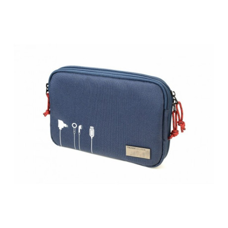 Кабельный органайзер Troika GO URBAN TECH POUCH, синий, фото 2