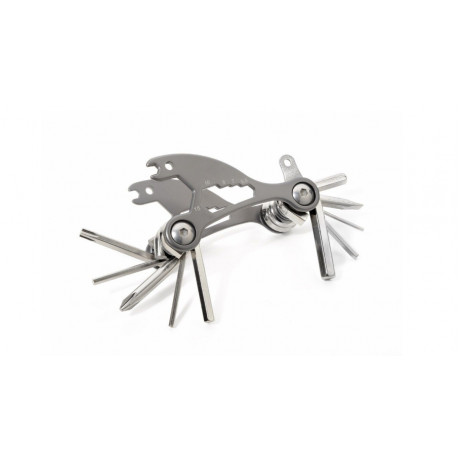 Мультиинструмент для велосипедов Troika Bike Tool, 18 функций, серый, фото 5