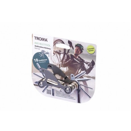 Мультиинструмент для велосипедов Troika Bike Tool, 18 функций, серый, фото 3