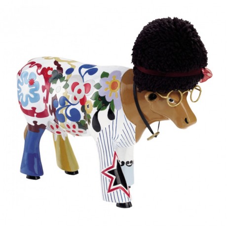Колекційна статуетка Cow Parade корова Wooodstock, Size L, фото 2
