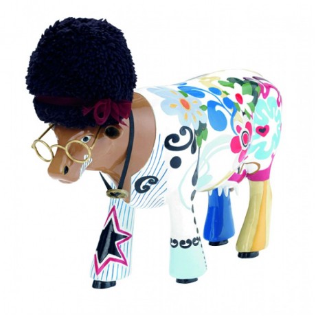Колекційна статуетка Cow Parade корова Wooodstock, Size L, фото 3
