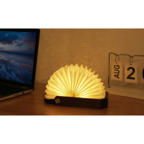 Светильник на аккумуляторе Gingko Smart Origami Lamp, натуральный орех, фото 7