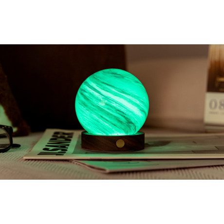 Светильник на аккумуляторе Gingko AstraGlass Light MINI, полярное облако, 8 режимов освещения, фото 3