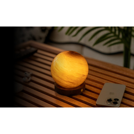 Светильник на аккумуляторе Gingko AstraGlass Light MINI, песочная буря, 8 режимов освещения, фото 7