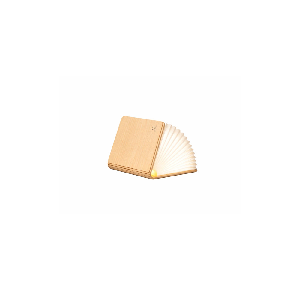Светильник-книга на аккумуляторе Gingko Super Mini Smart Book, дерево клен, фото 1