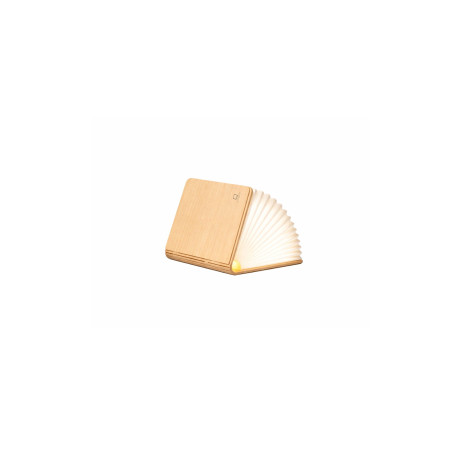 Светильник-книга на аккумуляторе Gingko Super Mini Smart Book, дерево клен, фото 2
