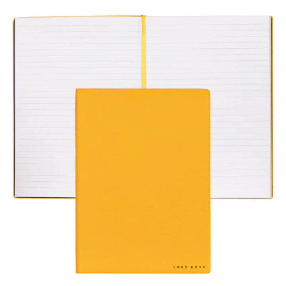 Блокнот A5 Hugo Boss ESSENTIAL Yellow Lined, фото 1