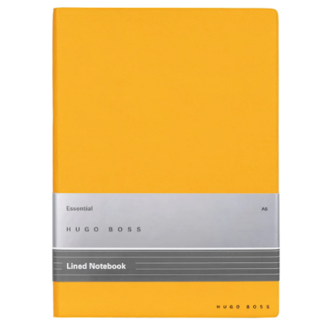 Блокнот A5 Hugo Boss ESSENTIAL Yellow Lined, фото 5