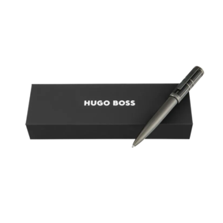 Кулькова ручка Hugo Boss Frame Grid Black & Gun, фото 6