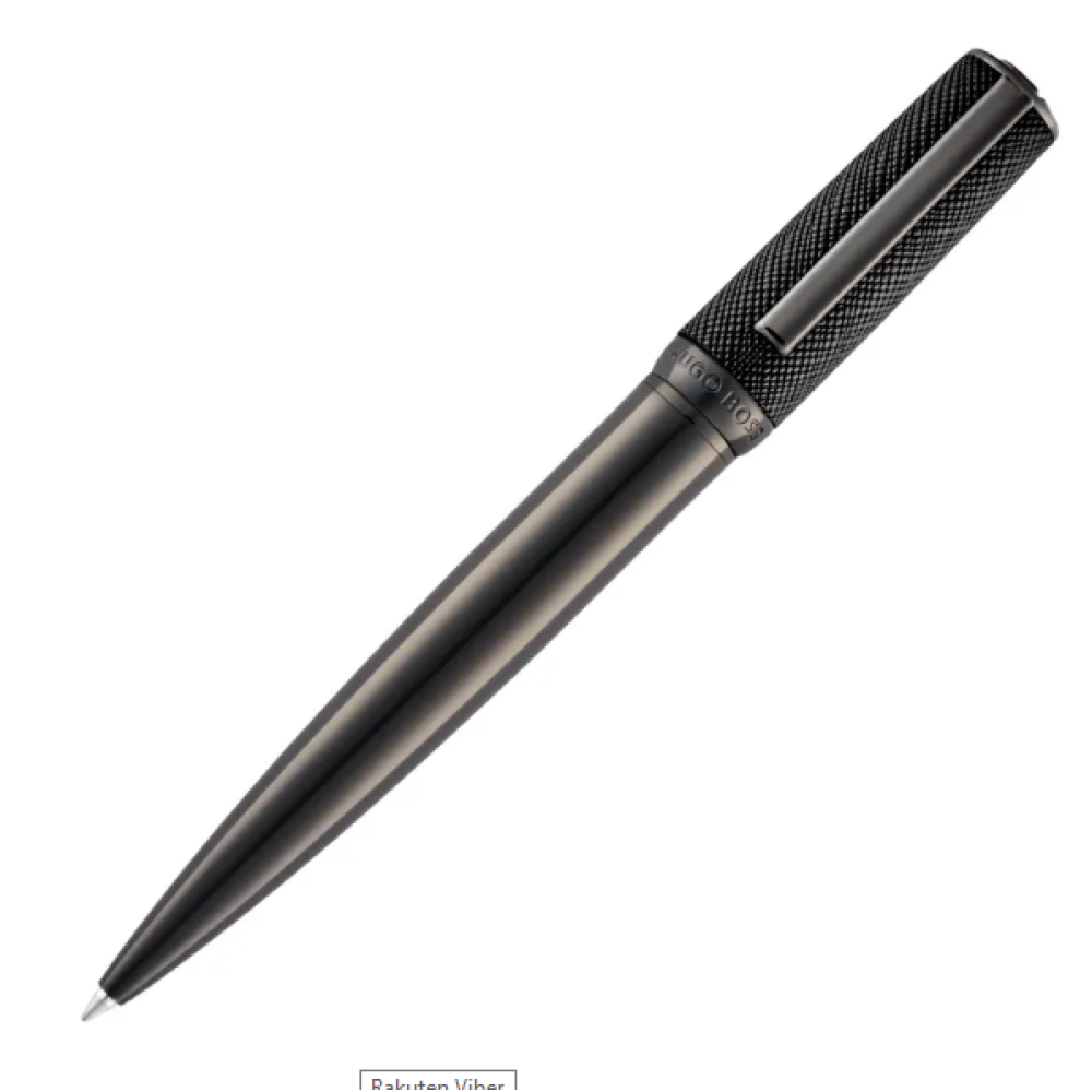 Кулькова ручка Hugo Boss Double B Saffiano Black, фото 1