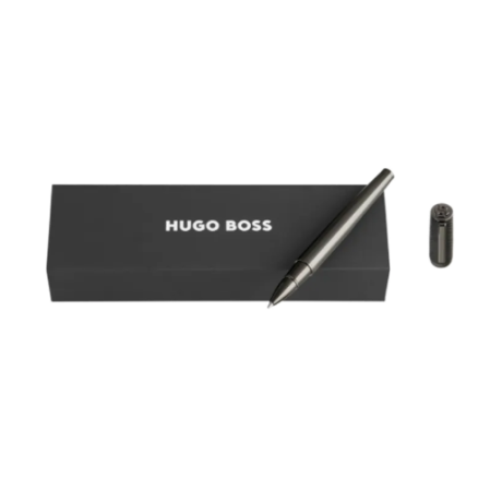 Ручка-роллер Hugo Boss Double B Saffiano Black, фото 5