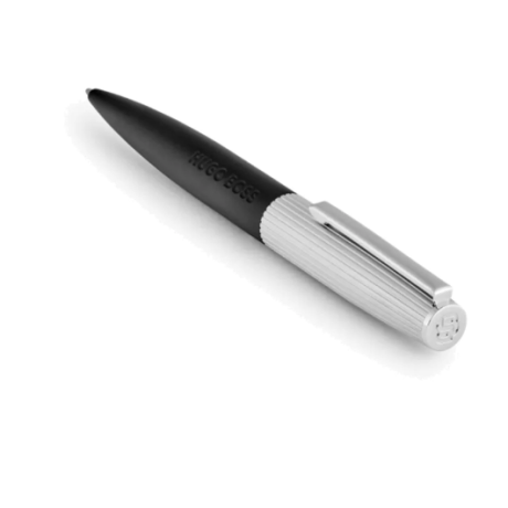 Шариковая ручка Hugo Boss Illusion Arcade Black & Chrome, фото 4