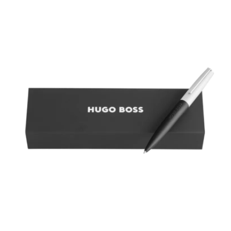 Шариковая ручка Hugo Boss Illusion Arcade Black & Chrome, фото 5