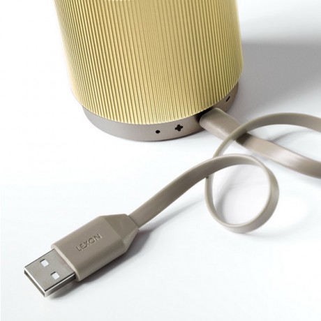 Портативный динамик LEXON Fine Speaker светлое золото, фото 5