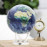 Гиро-глобус Solar Globe Mova  Земля в облаках  11,4 см (MG-45-STE-C)