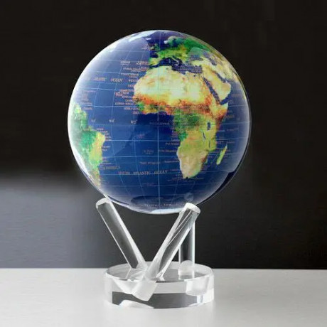 Гиро-глобус Solar Globe Mova Вид из космоса, 11,4 см, синий (MG-45-STW), фото 3